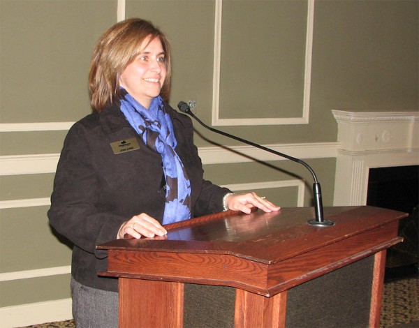 In January, Joan Jurek, director of college planning, Education Quest Foundation, Omaha Nebraska, gives an informative presentation on the different resources the Education Quest Foundation uses to help guide students transitioning from high school to college.